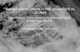 Aerosol indirect effects in PBL clouds -LES vs. SCAM5 · 2012. 7. 9. · More aerosol thins nearly nonprecipitating Sc • cloud. Ackerman et al (2004) found that stratocumulus clouds
