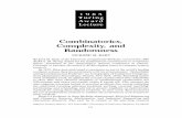 Combinatorics, Complexity, and Randomness, 1985rkka21.ru/docs/turing-award/rk1985e.pdf · 1985 Turing Award Lecture Combinatorics, Complexity, and Randomness RICHARD M. KARP Richard