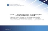LOU 17 Memorandum of Agreement Implementation Guidevsta.ca/wp-content/uploads/2017/05/LOU-17-MoA... · LOU 17 MoA Implementation Guide April 2017 Page 3 What is the Letter of Understanding