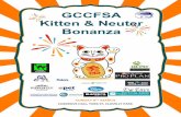 GCCFSA Kitten & Neuter Bonanzabest exhibit in group 2 – ring 1 208 . best exhibit in group 3 – ring 1 327 . best exhibit in group 4 – ring 1 410 . judge: kim chenault