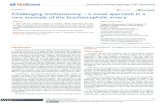 Challenging tracheostomy – a novel approach in a rare ...medcraveonline.com/JOENTR/JOENTR-02-00018.pdf · Correspondence: Sangeet Poddar, Consultant ENT and Head Neck surgeon, Sevenhills