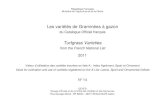 Les variétés de Graminées à gazoncat.geves.info/CAT_WEB/Data/PLA_gazon_2011.pdf · Les variétés de graminées à gazon du Catalogue Officiel Français - 2011 - N°14 5 Presentation