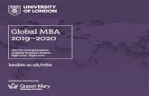 Global MBA 2019–2020 - HKU SPACE · london.ac.uk/mba 7 Assessment Assessment may include coursework, projects and written exams. Your final grade for each module is based on a weighting