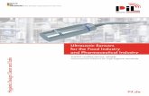ultrasonic sensors for food and pharma industries · Taking into account the high requirements of the food and pharmaceutical industries, Pil Sensoren GmbH produces ultrasonic sensors