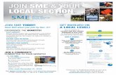 JOIN SME & YOUR LOCAL SECTION...Dec 31, 2019  · JOIN SME & YOUR LOCAL SECTION JOIN SME TODAY! Save $20 when you join by Dec. 31! EXPERIENCE THE BENEFITS! STAY CURRENT Receive timely