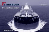Investor Presentation - Star Bulk Carriers Corp. · 3 Investment Highlights Largest US Listed Dry Bulk Company • Star Bulk is the largest U.S. listed dry bulk company with a fleet