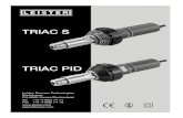 Triac PID - Buch - Leister Technologies · 2017. 9. 28. · TRIAC S TRIAC PID Leister Process Technologies Riedstrasse CH-6060 Sarnen/Switzerland Tel. +41-41662 74 74 Fax +41-41662