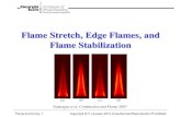 Flame Stretch, Edge Flames, and Flame Stabilization...uh ⋅∇ = −∇⋅ T ... 60 70 80 90 100 110 0 25000 50000 75000 1 atm 5 atm