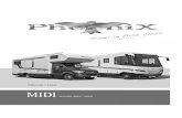 MIDI - phoenix-reisemobile.de · Torque 380 Nm at 1.400 to 2.400 rpm Midi-Alcove 7100 RSL and 7400 RSL Wheelbase: 4325 mm, gross vehicle weight 5.5 t 6-speed manual transmission ECO