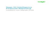 Sage X3 Intelligence Financial Reporting - sagedl.com Intelligence... · Note: Sage X3 Intelligence Financial Reporting will run on a 30-day Free Trial licence that has no limitations.