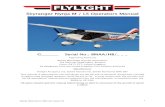 Skyranger Nynja M / LS Operators Manual · However a reciprocal agreement for homebuilt aircraft means that no permission is required for flights to other ECAC (European Civil Aviation