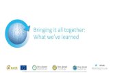 Bringing it all together: What we’ve learned · The BAMB project has received funding fromthe European Union’s Horizon 2020research and innovation programme under grant agreement