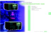 Inverter MICROMASTER 420 - filkab.com · 2/2 Siemens DA 51.2 · 2003/2004 MICROMASTER 420 2 Applications Main characteristics Options (overview) International standards The MICROMASTER