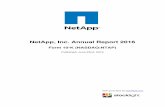 NetApp, Inc. Annual Report 2016 · NetApp, Inc. Annual Report 2016 Form 10-K (NASDAQ:NTAP) Published: June 22nd, 2016 PDF generated by stocklight.com . UNITED STATES SECURITIES AND