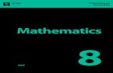 Mathematics 8 - - NESD Curriculum Cornercurriculum.nesd.ca/Curriculum Documents/mathematics_8_2008.pdf · Mathematics 8 Mathematics • Grade 8 | 1 Introduction As a required area