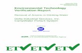 Environmental Technology Verification Report - CLU-IN · 2013. 3. 8. · the environmental technology verification program u.s. environmental protection agency nsf international etv