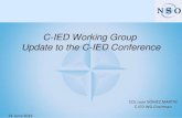 C-IED Working Group Update to the C-IED Conference · AEODP-03 V I. IEDD Ops EOD WG AEODP-03 V II. IEDD Ops ATP-3.18.1 EOD AEODP-06 EOD Reporting ATP-3.12.1.3 Route Clearance MILENG