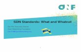 SDN Standards: What and Whatnotebook.pldworld.com/-huihoo-/docs/open-networking-summit/2012/sd… · OSS; inter-carrier! SDN interfaces above OF not very appropriate for de jure standardization
