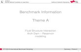 Benchmark Information Theme A - ANCOLD · th ICOLD International Benchmark Workshop Summary - Theme A ATCOLD Austrian National Committee on Large Dams Results Following additional