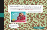 Home - Reading with Relevance...I Am Malala is a memoir aboutMalala Yousafzai, a young woman who fights for the educational rights of girls and women. I Am Malala is her story, told