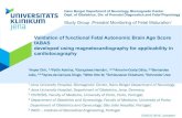 Validation of functional Fetal Autonomic Brain Age Score ...€¦ · Validation of functional Fetal Autonomic Brain Age Score fABAS developed using magnetocardiography for applicability