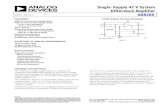 Single-Supply 42 V System Difference Amplifier Data Sheet ... · Figure 1. GENERAL DESCRIPTION The AD8205 is a single-supply difference amplifier for amplifying small differential