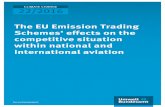 The EU Emission Trading Schemes‘ effects on the ... · CLIMATE CHANGE 22/2016 . Environmental Research of the Federal Ministry for the Environment, Nature Conservation, Building