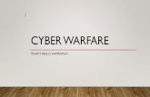 Cyber Warfare - Grand Computers · cyber warfare is actions by a nation against another nation to penetrate their networks and computers for the purpose of causing disruption and