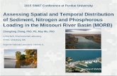 Assessing Spatial and Temporal Distribution of Sediment ... · Sakakawea (Garrison Dam) Oahe (Oahe Dam) Sharpe (Big Bend Dam) Francis Case (Fort Randall Dam) Lewis and Clark (Gavin’s