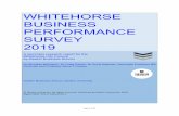 WHITEHORSE BUSINESS PERFORMANCE SURVEY 2019 · 2019. 11. 11. · Page 1 of 33 . WHITEHORSE BUSINESS PERFORMANCE SURVEY 2019 A summary research report for the Whitehorse City Council