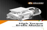 High Torque Brake Motors - Orange1€¦ · ORANGE1 Electric Motors Spa - High Torque Brake Motors 3 High Torque Brake Motors To provide the motor with high-torque braking power so