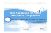 CFD Application for Added Resistance Computation · THINC (VOF) CLSVOF CLSVOF VOF VOF Density Function (QUICK) THINC (VOF) Reference 2008 ONR 2010 I 2007 NSH 2008 ONR 2010 ONR 2008