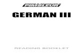 german III - Playaway · GErMAN III The Reading Lessons in German III, Second Edition are designed to familiarize you with material (signs, words, phrases) you are likely to see and