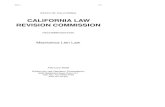 CALIFORNIA LAW REVISION COMMISSION · 2014. 2. 26. · 2007] 527 RECOMMENDATION Mechanics Lien Law February 2008 California Law Revision Commission 4000 Middlefield Road, Room D-1