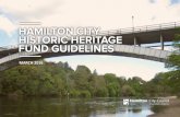 HAMILTON cITy HIsTOrIc HerITAge fuNd guIdeLINes about hamilton... · HAMILTON cITy HIsTOrIc HerITAge fuNd guIdeLINes MARCH 2016. These guidelines result from the actions set out in