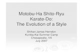 MotobuMotobu--Ha ShitoHa Shito--RyuRyu KarateKarate--Do:Do ... · ranks in Motoburanks in Motobu--Ha KarateHa Karate--Do and thenDo and then MotobuMotobu--Ha ShitoHa Shito--Ryu KarateRyu