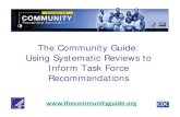The Community Guide: Using Systematic Reviews to Inform ......Increasing Breast, Cervical, and Colorectal Cancer Screening through Provider Reminder Interventions Provider Decrease