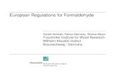 European Regulations for Formaldehyde€¦ · XThe formaldehyde-free adhesive pMDI completes the family of essential resins for the wood-based panel industries XFor the next years,