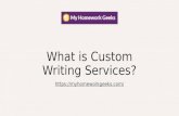 Myhomeworkgeeks,the best custom essay writing service.