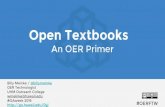 Open Textbooks - University of Hawaiʻi · Why do textbooks often cost more than $100? Isn’t there a better way? What are OER? Open Educational Resources Learning, teaching, and
