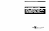 Instructions pour l'application de la protection des eaux ......Page 3 Instructions pour l’application de la protection des eaux souterraines aux ouvrages souterrains TABLE DES MATIÈRES