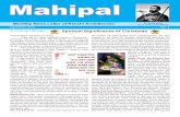 Mahipal · 2019. 8. 22. · Mahipal December 2018 No. 4 Archbishop’s Message Monthly News Letter of Ranchi Archdiocese St. Francis Xavier Patron of Ranchi Archdioces Dear Brothers
