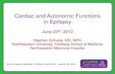 Cardiac and Autonomic Functions in Epilepsyaz9194.vo.msecnd.net/pdfs/120602/202.06.pdfCardiac and Autonomic Functions in Epilepsy June 23rd, 2012 Stephan Schuele, MD, MPH Northwestern