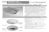 New Ceiling microwave presence detector - mySmart · 2020. 5. 13. · Ceiling microwave presence detector – DALI / DSI . MWS3A-DD . Product Guide . Retaining Spring . Retaining