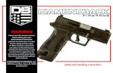 WARNING! - Diamondback Firearms · 2020. 5. 22. · FIREARMS pistol. With proper maintenance and care, it will serve you for many years to come. To ensure the best performance from