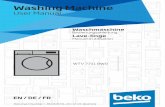 Washing Machine · 8 / EN Washing Machine / User’s Manual 4.1.4 Connecting water supply CThe water supply pressure required to run the product is between 1 to 10 bars (0.1 – 1