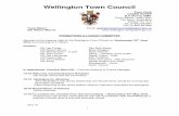 Wellington Town Council€¦ · Sheila Heston and Jeam Wordsworth - Lions Kevin Tanner In attendance: Caroline Mulvihill – Communications & Events Manager 14/18 Welcome and Introductory