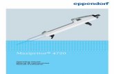 Maxipettor 4720 - Eppendorf...Operating instructions Maxipettor ® 4720 English (EN) 1 Operating instructions 1.1 Using this manual Read this operating manual completely before using