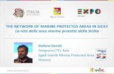 THE NETWORK OF MARINE PROTECTED AREAS IN SICILY La …heila.servizispeciali.it/public/AMP_Siciliane_Donati_sicilia_expo.pdf · Ustica Island Marine Protected Area Established in 1986,