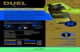 SPORICIDAL FOAM - Tristel...DUEL is the only sporicidal disinfectant that you can carry with you wherever you go. Small and weighing only 350 grams, it can fit into your work coat